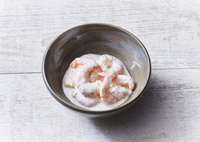 Krewetki w sosie koperkowym -Gambas in Dillcreme